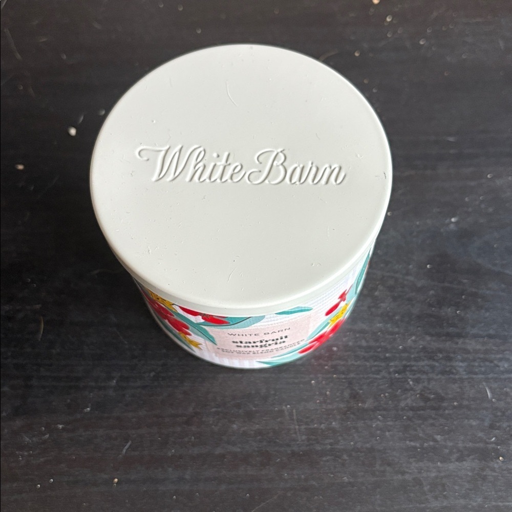 White Barn Starfruit Sangria 3-Wick Candle 14.5 oz Never Burned - Picture 2 of 4